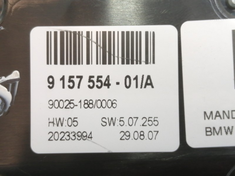 Recambio de mando climatizador para bmw x5 (e70) 3.0d referencia OEM IAM 64119310448 915755401A 900251880006