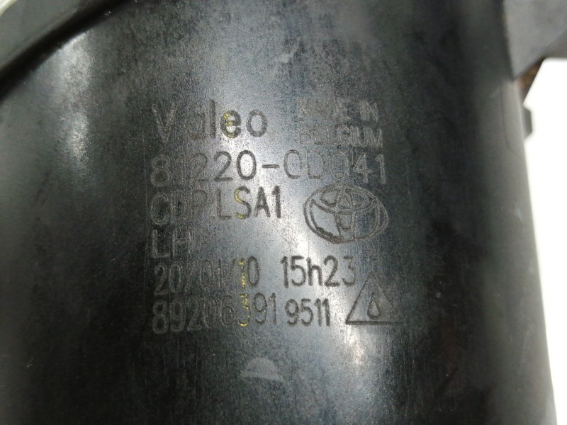 Recambio de faro antiniebla izquierdo para toyota auris ts referencia OEM IAM 89210657  