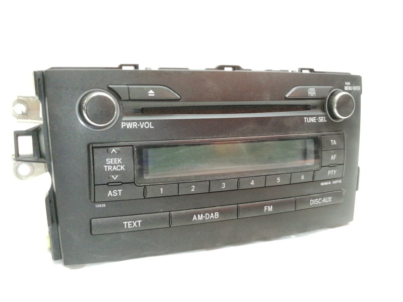 Recambio de sistema audio / radio cd para toyota auris ts referencia OEM IAM 8612002A50  