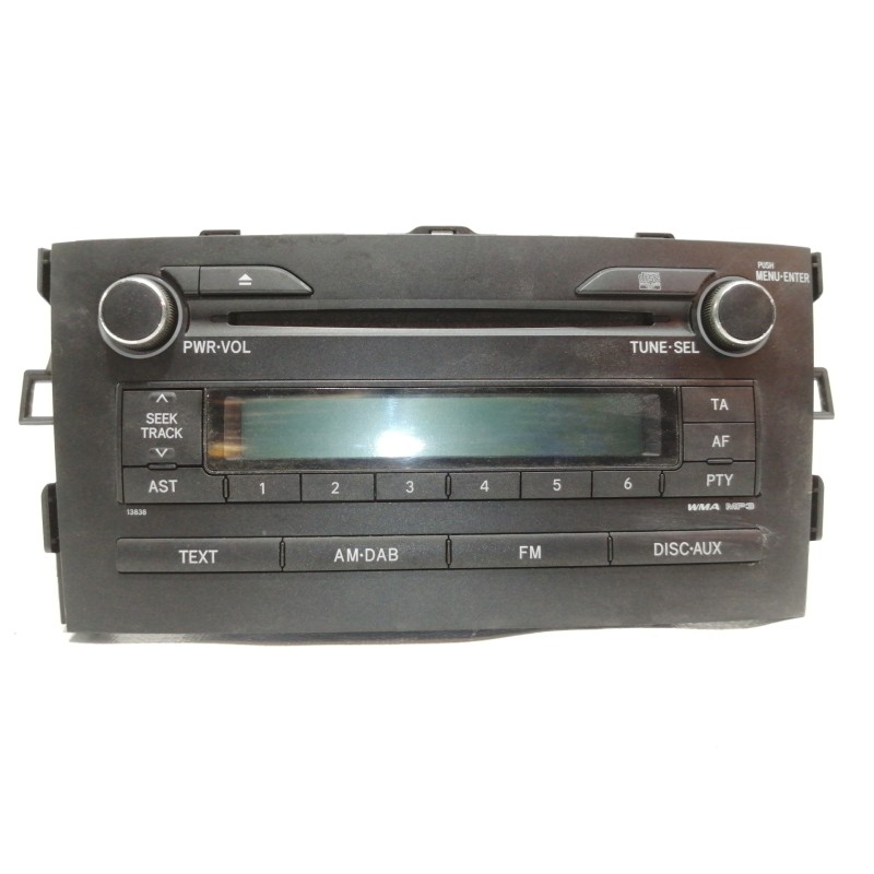 Recambio de sistema audio / radio cd para toyota auris ts referencia OEM IAM 8612002A50  