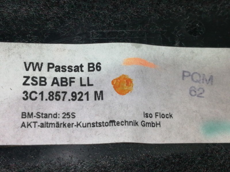 Recambio de guantera para volkswagen passat berlina (3c2) edition referencia OEM IAM 3C1857921M  