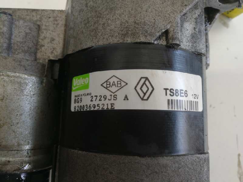 Recambio de motor arranque para dacia sandero ambiance referencia OEM IAM 8200369521E 8G92729JSA MOTOR-D4F732