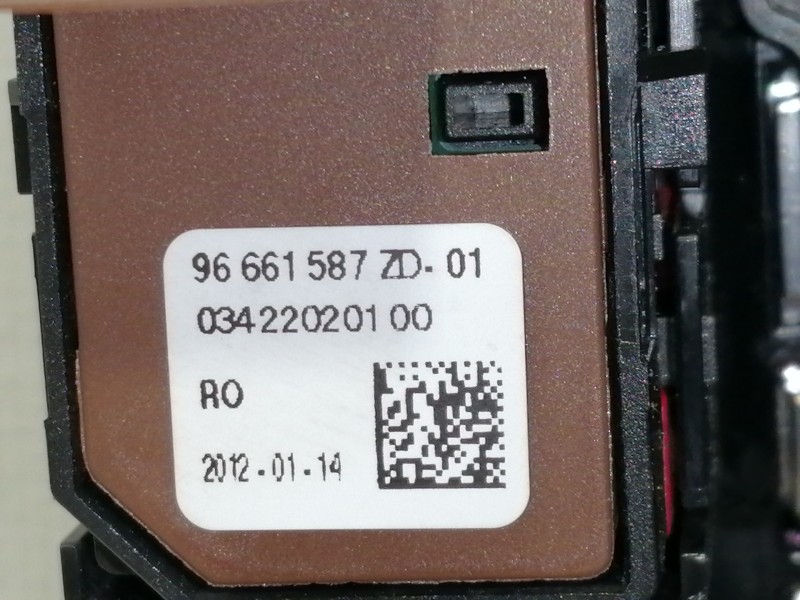 Recambio de mando multifuncion para peugeot 508 active referencia OEM IAM 9665668380 96661587 00010478 28197749 03422020100 9666