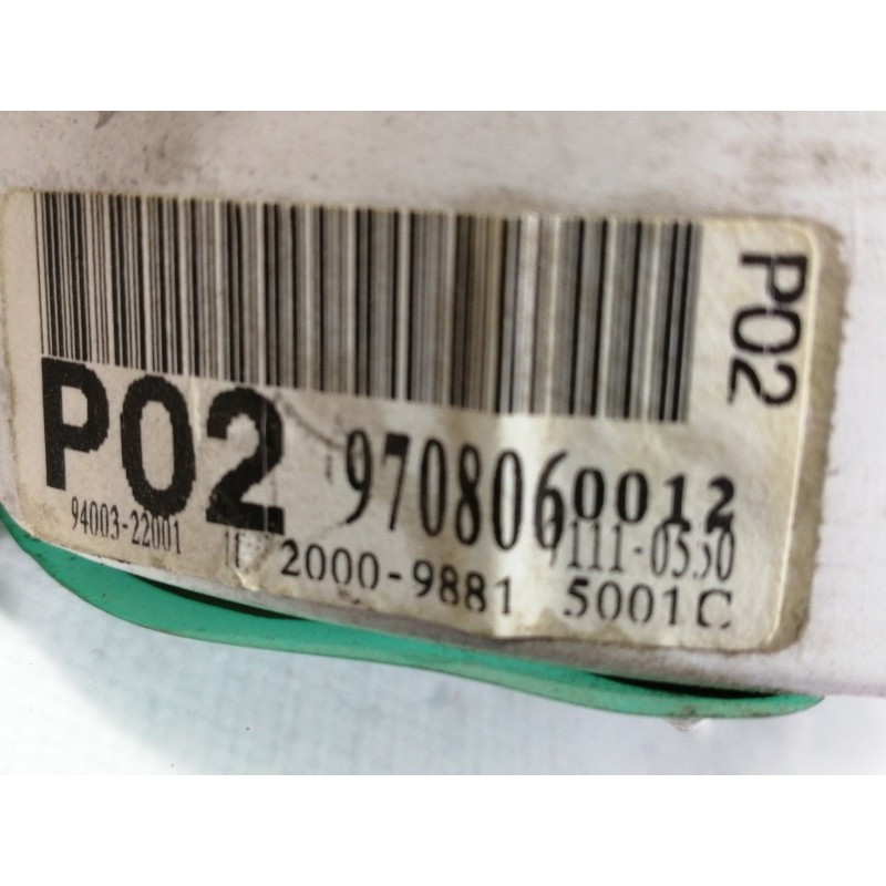 Recambio de cuadro instrumentos para hyundai accent (x3) 1.3 gls automático referencia OEM IAM 9400322001 20009881 