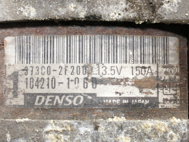 Recambio de alternador para kia sorento emotion 4wd referencia OEM IAM 1042101060 373002F200 