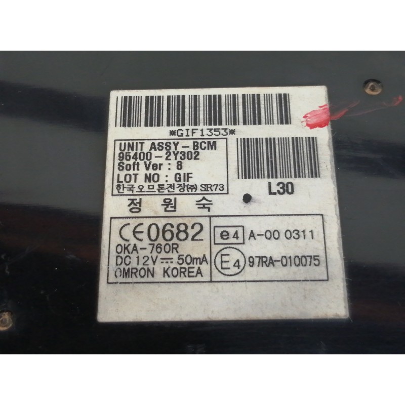 Recambio de modulo electronico para hyundai ix35 comfort 2wd referencia OEM IAM 954002Y302 97RA010075 A000311 