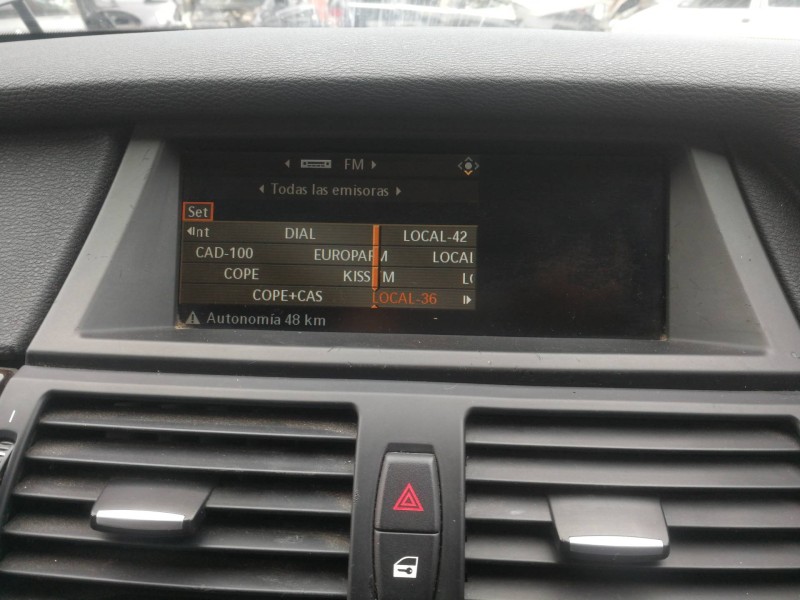 Recambio de pantalla multifuncion para bmw x5 (e70) 3.0d referencia OEM IAM 15622051 494708686 