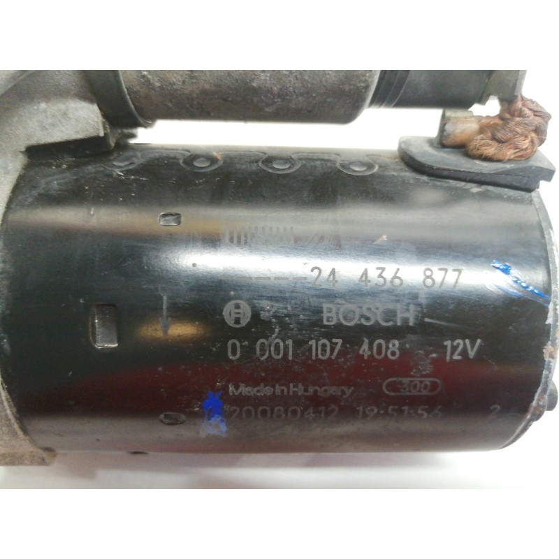 Recambio de motor arranque para opel corsa d innovation referencia OEM IAM 24436877  