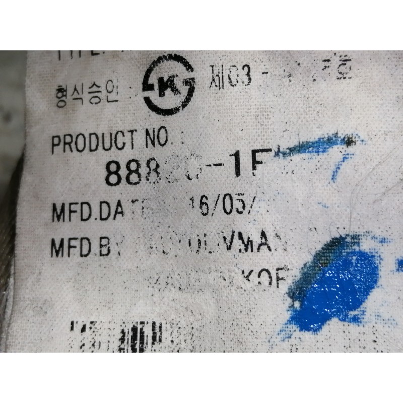 Recambio de cinturon seguridad delantero derecho para kia sportage active 4x4 referencia OEM IAM 888201F200  