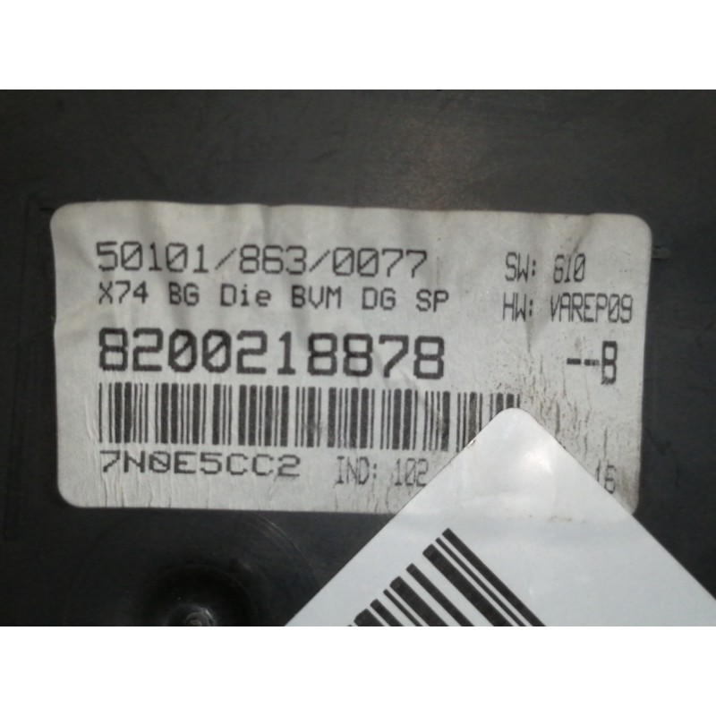 Recambio de cuadro instrumentos para renault laguna ii (bg0) authentique referencia OEM IAM 8200218878 5514000062 