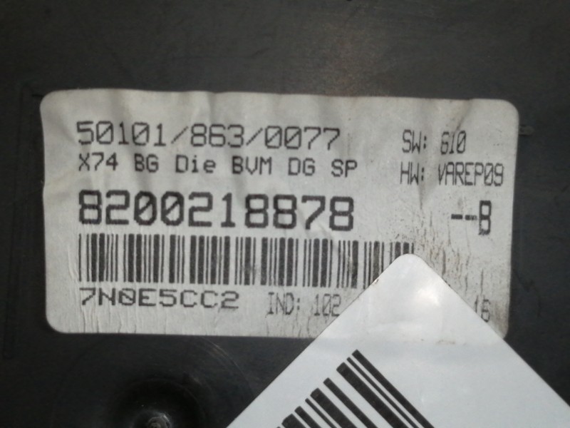 Recambio de cuadro instrumentos para renault laguna ii (bg0) authentique referencia OEM IAM 8200218878 5514000062 