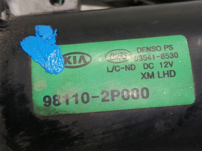 Recambio de motor limpia delantero para kia sorento emotion 4wd referencia OEM IAM 981102P000 035418530 