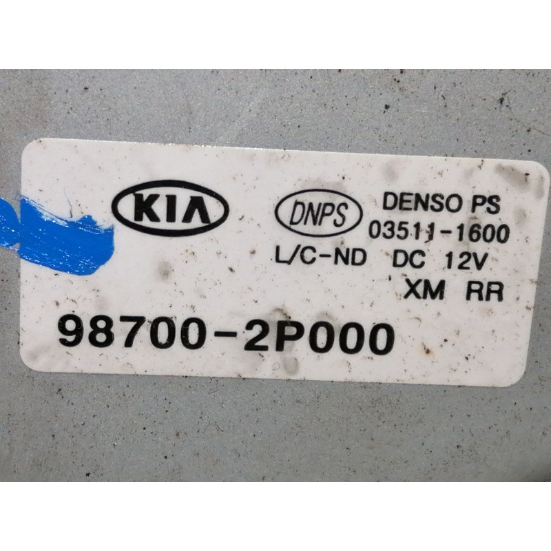 Recambio de motor limpia trasero para kia sorento emotion 4wd referencia OEM IAM 987002P000 035111600 
