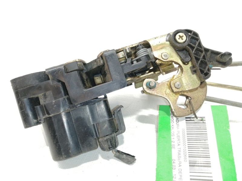 Recambio de cerradura puerta trasera derecha para daewoo kalos 1.2 se referencia OEM IAM   