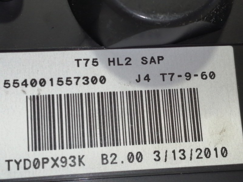 Recambio de cuadro instrumentos para peugeot rcz basis referencia OEM IAM 554001557300  