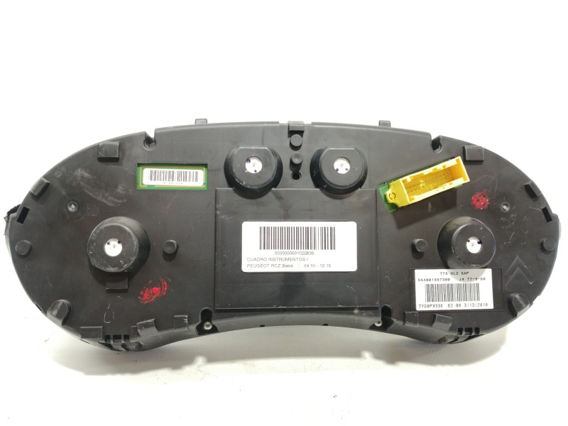 Recambio de cuadro instrumentos para peugeot rcz basis referencia OEM IAM 554001557300  
