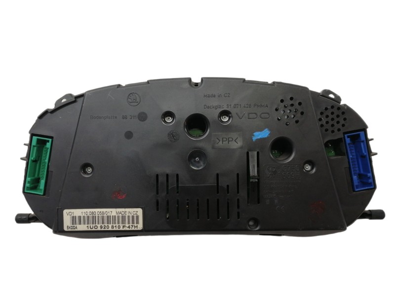 Recambio de cuadro instrumentos para skoda octavia berlina (1u2) 1.9 tdi referencia OEM IAM 1U0920810F47H 110080058 81071428 883