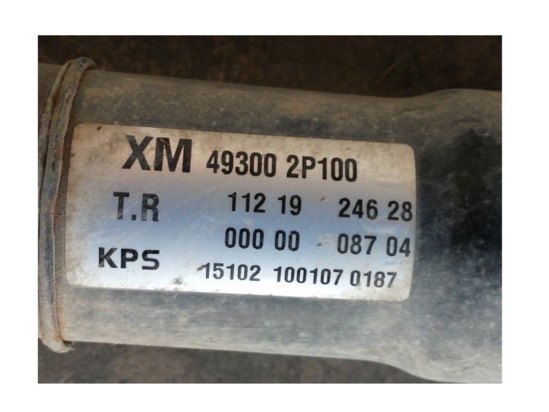 Recambio de cardan completo para kia sorento emotion 4wd referencia OEM IAM 493002P100 2 METROS CARDAN