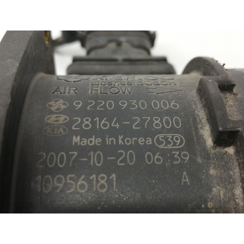 Recambio de caudalimetro para kia carens (un) referencia OEM IAM 9220930006  