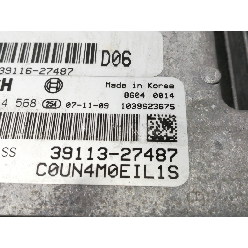 Recambio de centralita motor uce para kia carens (un) referencia OEM IAM 0281014568  