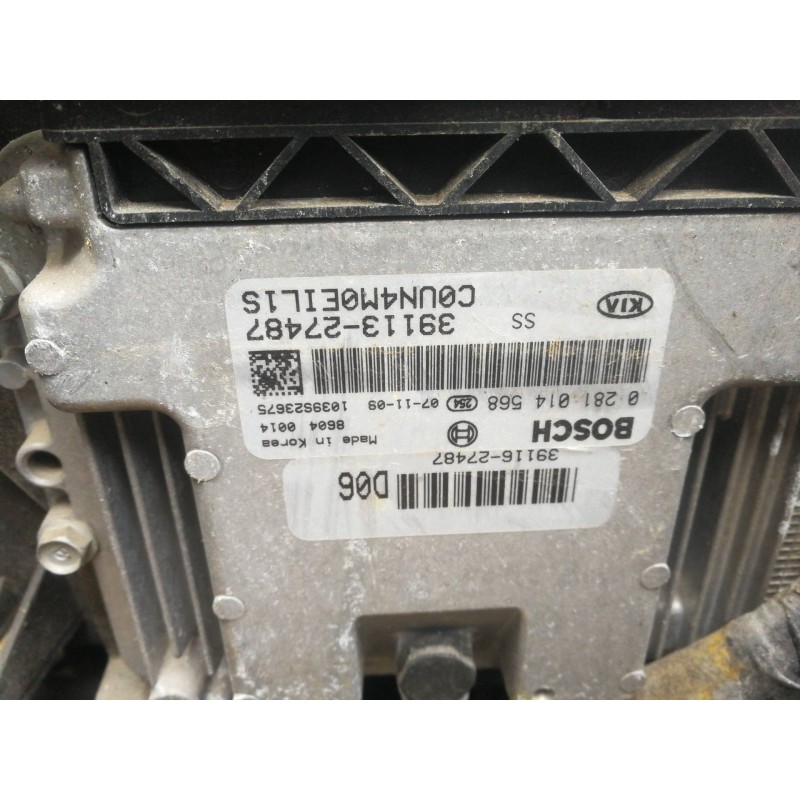 Recambio de centralita motor uce para kia carens (un) referencia OEM IAM 0281014568  