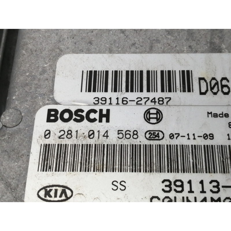 Recambio de centralita motor uce para kia carens (un) referencia OEM IAM 0281014568  
