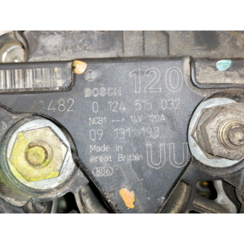 Recambio de alternador para opel vectra c berlina comfort referencia OEM IAM 0124515032 09131133 93175805 0986044443 