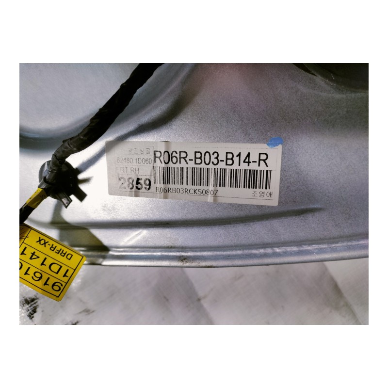 Recambio de elevalunas delantero derecho para kia carens (un) referencia OEM IAM R06RB03B14R 91610 91980 ELECTRICO 
