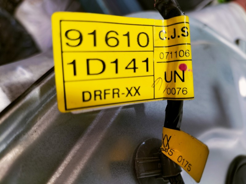 Recambio de elevalunas delantero derecho para kia carens (un) referencia OEM IAM R06RB03B14R 91610 91980 ELECTRICO 