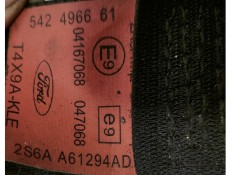 Recambio de cinturon seguridad delantero derecho para ford fiesta (cbk) ambiente referencia OEM IAM 542496661 047068 / 2S6A T4X9 2