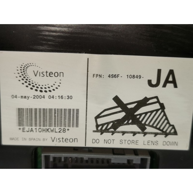 Recambio de cuadro instrumentos para ford fiesta (cbk) ambiente referencia OEM IAM 4S6F10849JA 2S6F10A855A 