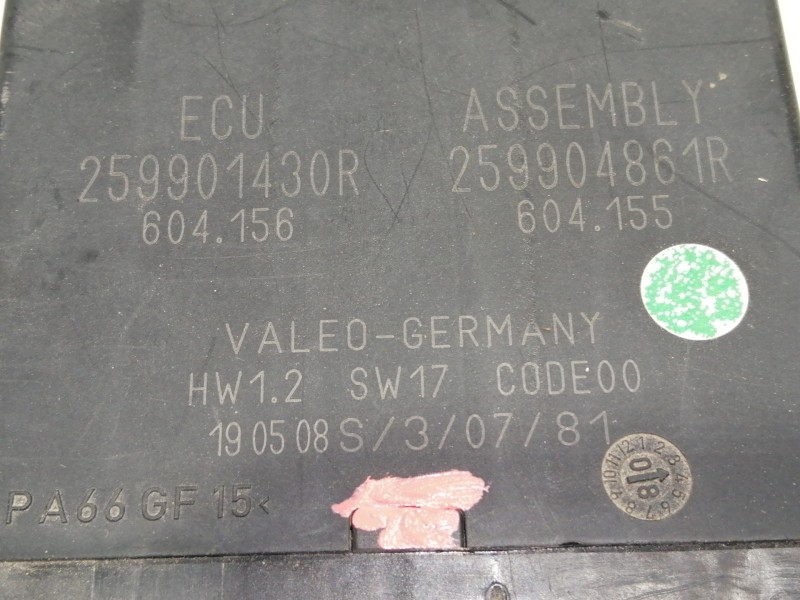 Recambio de modulo electronico para renault koleos dynamique pack2 referencia OEM IAM 259901430R 259904861R 