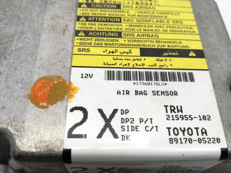 Recambio de centralita airbag para toyota avensis wagon (t25) 2.0 d-4d executive referencia OEM IAM 215955102  