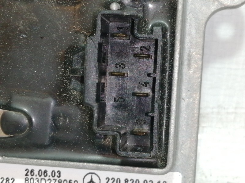 Recambio de resistencia calefaccion para mercedes-benz clase m (w163) 270 cdi inspiration (163.113) referencia OEM IAM 220820921