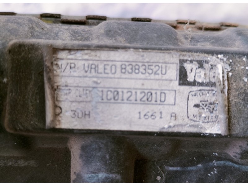 Recambio de radiador agua para volkswagen new beetle (9c1/1c1) 1.6 referencia OEM IAM 1C01212010  