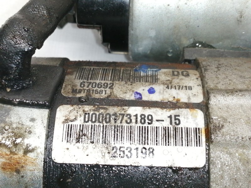 Recambio de motor arranque para nissan kubistar (x76) premium (l1) referencia OEM IAM 670692  