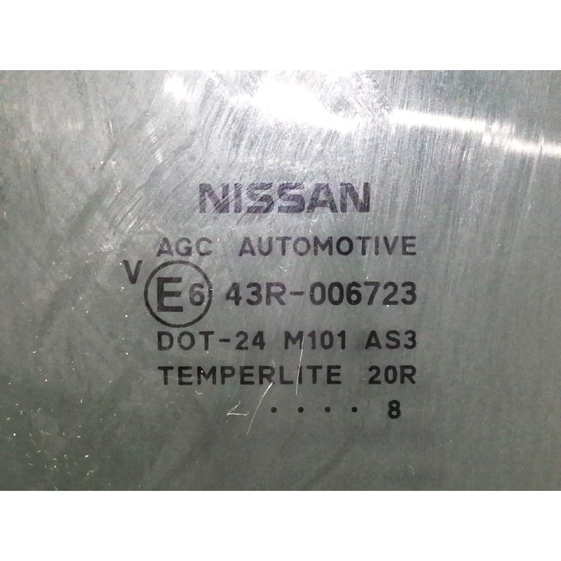 Recambio de luna trasera izquierda para nissan juke (f15) acenta referencia OEM IAM CRISTALPUERTA 43R006723 
