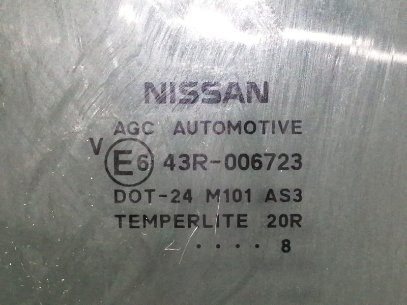 Recambio de luna trasera izquierda para nissan juke (f15) acenta referencia OEM IAM CRISTALPUERTA 43R006723 