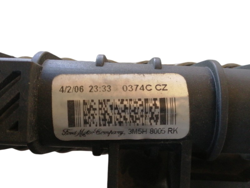 Recambio de radiador agua para ford focus berlina (cap) 1.6 cat referencia OEM IAM 3M5H8005 0374C 