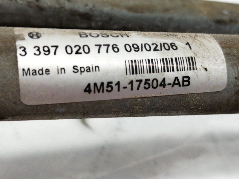 Recambio de motor limpia delantero para ford focus berlina (cap) 1.6 cat referencia OEM IAM 4M5117504AB 4M5117508AA / 3397020776