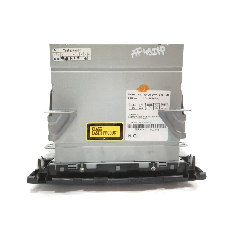 Recambio de sistema audio / radio cd para honda cr-v (re) comfort referencia OEM IAM 39100SWAG101M1  