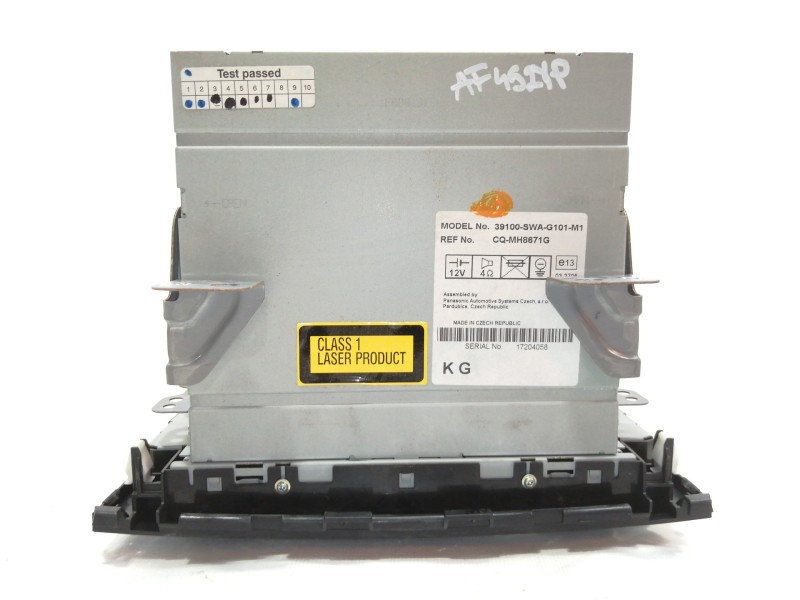 Recambio de sistema audio / radio cd para honda cr-v (re) comfort referencia OEM IAM 39100SWAG101M1  