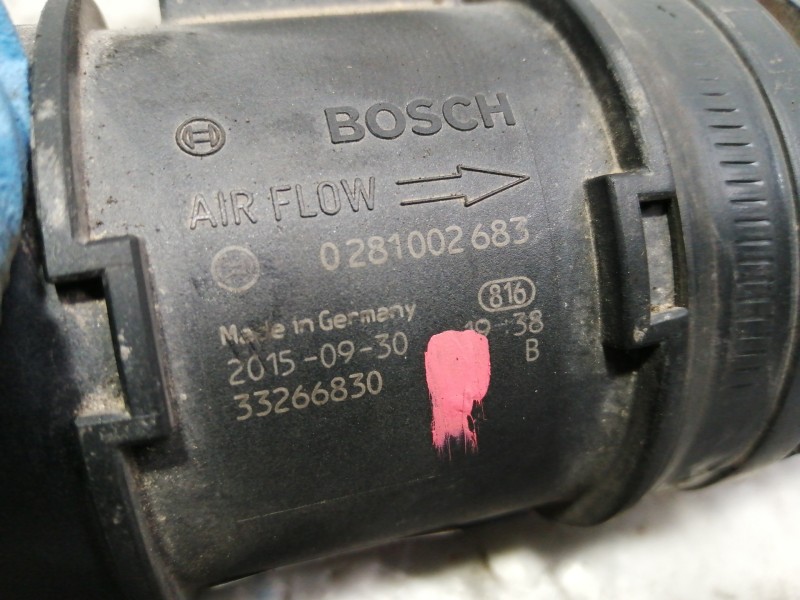 Recambio de caudalimetro para opel astra h ber. edition referencia OEM IAM 0281002683 329788454 55350895