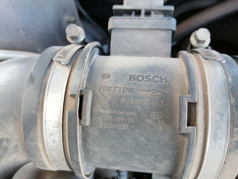 Recambio de caudalimetro para opel astra h ber. edition referencia OEM IAM 0281002683 329788454 55350895