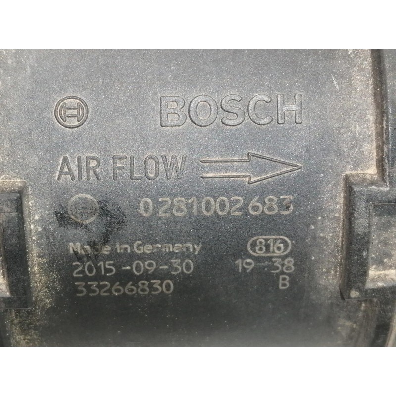 Recambio de caudalimetro para opel astra h ber. edition referencia OEM IAM 0281002683 329788454 55350895