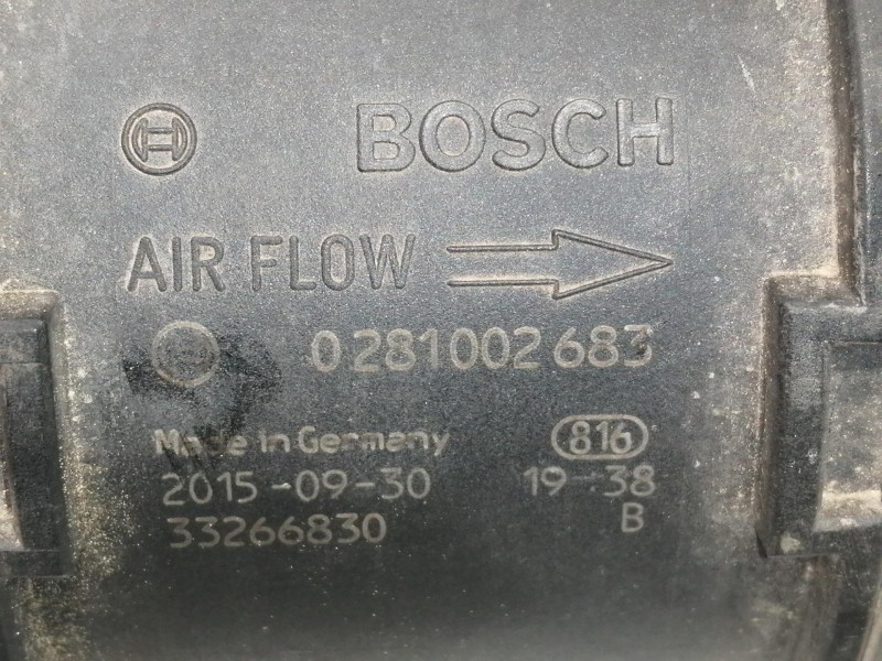 Recambio de caudalimetro para opel astra h ber. edition referencia OEM IAM 0281002683 329788454 55350895