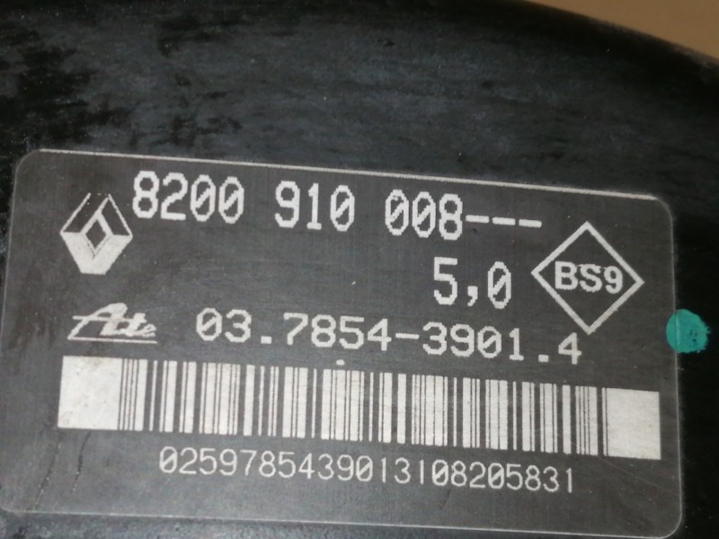 Recambio de servofreno para renault twingo authentique referencia OEM IAM 8200910008  