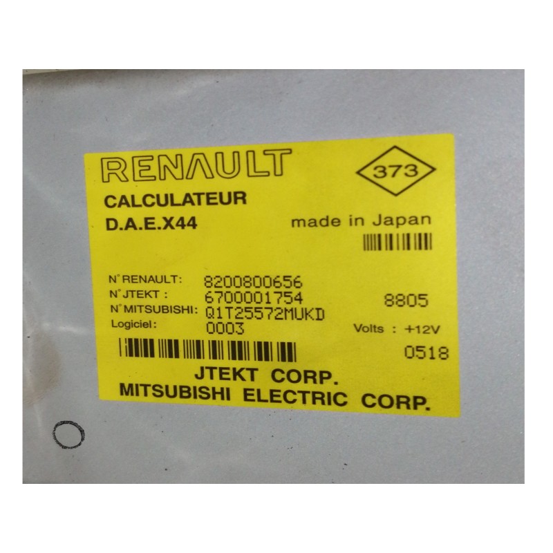 Recambio de columna direccion para renault twingo authentique referencia OEM IAM 8200809483  