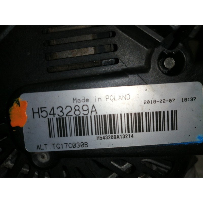 Recambio de alternador para mercedes-benz clase clk (w209) coupe 320 cdi (209.320) referencia OEM IAM H543289A  