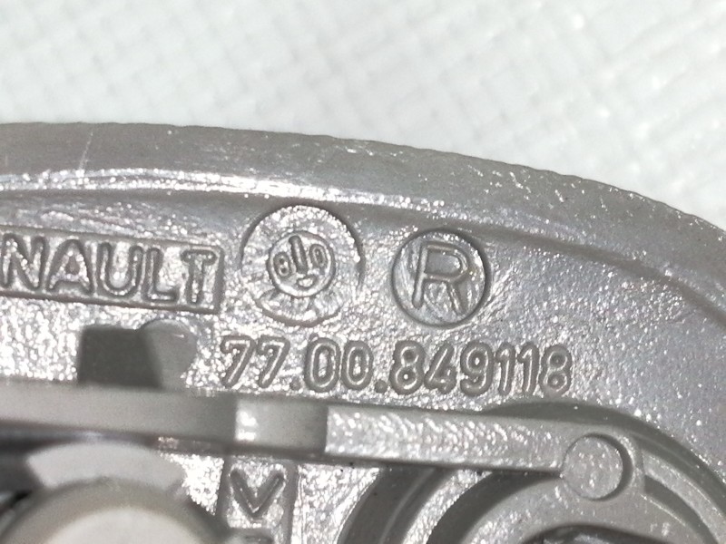 Recambio de parasol derecho para renault twingo authentique referencia OEM IAM 7700849118  